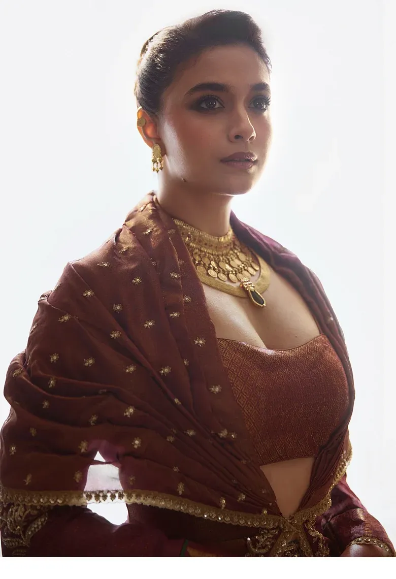 টরন্টোতে শিকড়ের টানে কীর্তি সুরেশ, কাঞ্চীপুরম ও কাশু মালার সাজে মুগ্ধতা
