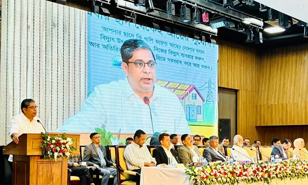 প্রধানমন্ত্রী ১০০০ ইউনিট সৌরবিদ্যুৎ ব্যবহার ও ১২০০ ইউনিট গ্রিডে দিয়েছেন: প্রতিমন্ত্রী