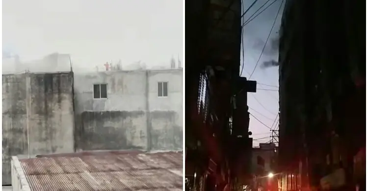 চকবাজারের মার্কেটে আগুন: দুই ঘণ্টায়ও নিয়ন্ত্রণে আসেনি