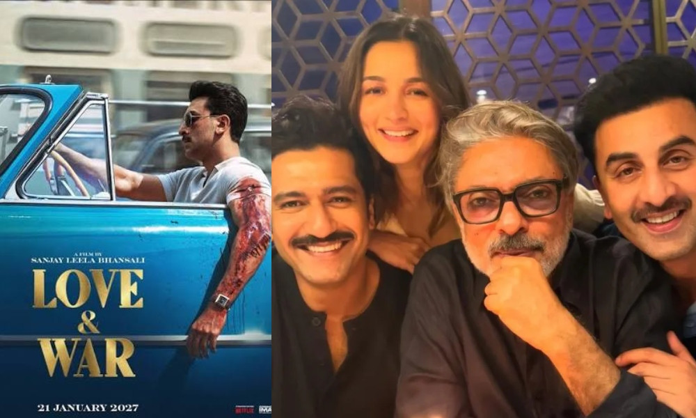 রণবীর কাপুরের 'লাভ অ্যান্ড ওয়ার' ছবির প্রথম লুক প্রকাশ, রক্তাক্ত হাতে দেখা গেল অভিনেতাকে