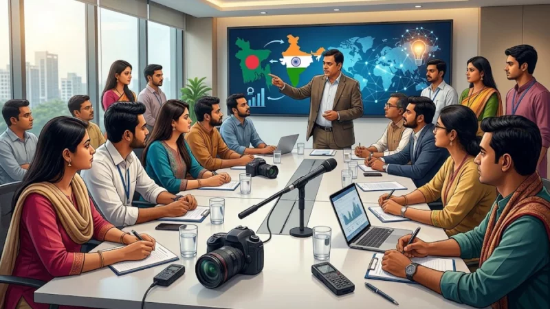 বাংলাদেশি গণমাধ্যমকর্মীদের জন্য ভারত সরকার আয়োজন করছে বিশেষ প্রশিক্ষণ কোর্স