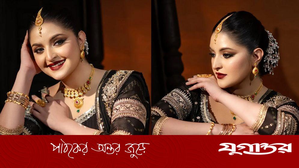 পরীমনির নতুন ভিন্টেজ সাজে মুগ্ধ ভক্তরা, কালো পোশাকে রাজকীয় রূপে হাজির