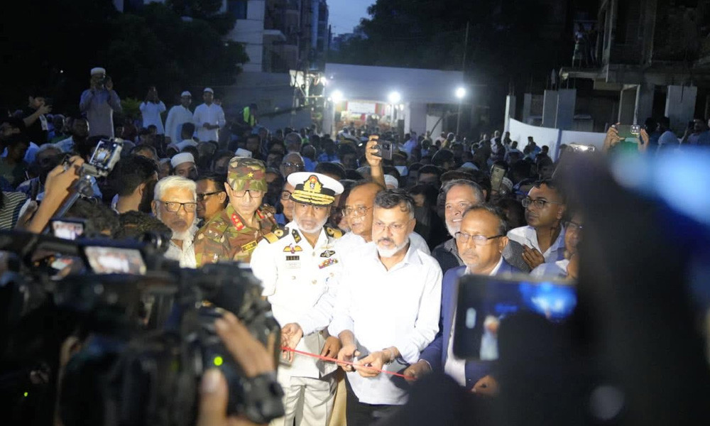 আফতাবনগর-বনশ্রী সংযোগকারী ফুটওভার ব্রিজ উদ্বোধন, বাঁচবে যাতায়াতের সময়