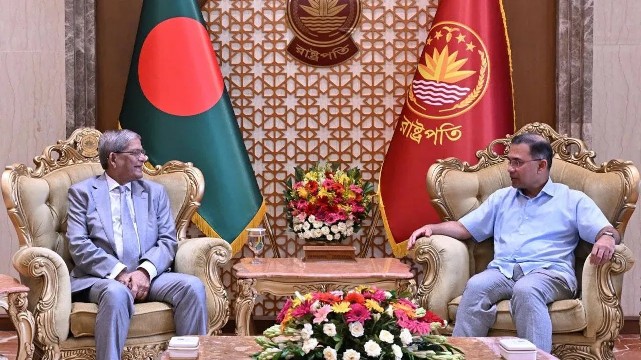 বঙ্গভবনে রাষ্ট্রপতি ও প্রধানমন্ত্রীর সৌজন্য সাক্ষাৎ