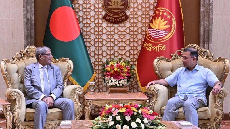 বঙ্গভবনে রাষ্ট্রপতি ও প্রধানমন্ত্রীর সৌজন্য সাক্ষাৎ