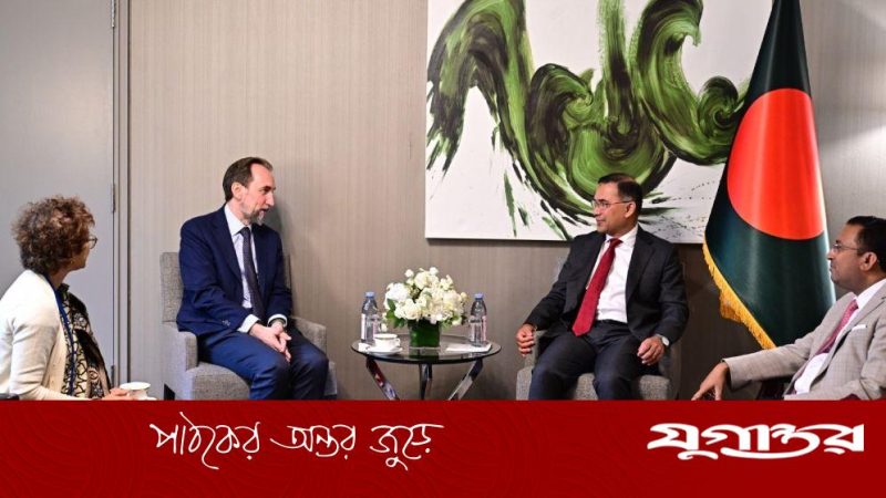 নিউইয়র্কে প্রধানমন্ত্রী তারেক রহমানের সঙ্গে ইন্টারন্যাশনাল পিস ইনস্টিটিউটের সিইও-র বৈঠক