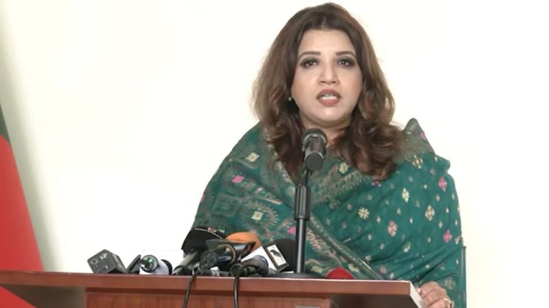 ভারতের অভ্যন্তরীণ বিষয় নিয়ে বাংলাদেশ নীরব, জানালেন পররাষ্ট্র প্রতিমন্ত্রী শামা ওবায়েদ