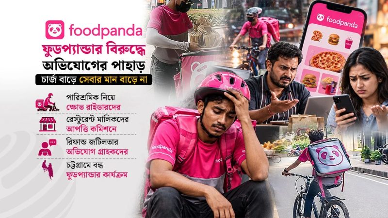 ফুডপ্যান্ডা: রাইডার, রেস্তোরাঁ ও শীর্ষ কর্মকর্তাদের বিরুদ্ধে অভিযোগের পাহাড়, সংকটে প্রতিষ্ঠান